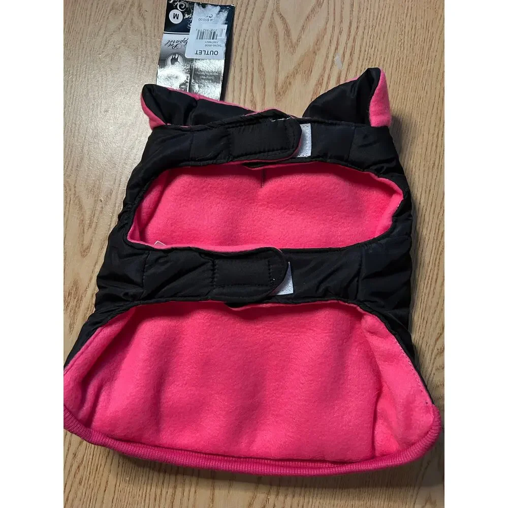 New Pet Apparel Princess 👑 Doggie 🐶 Puffer Fleece Jacket size Medium 12-14”